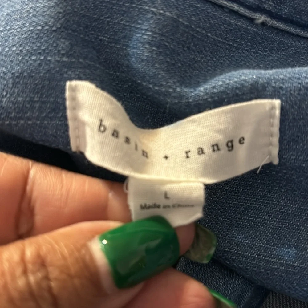 Basin + Range denim button down - Picture 3 of 3